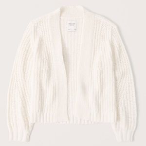 Abercrombie Easy Gauzy Cardigan - Off White